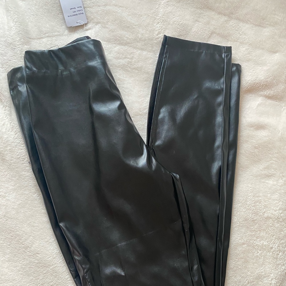 Faux Leather Pants
